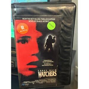 Watchers VHS 1988 horror film movie IVE Dean Koontz